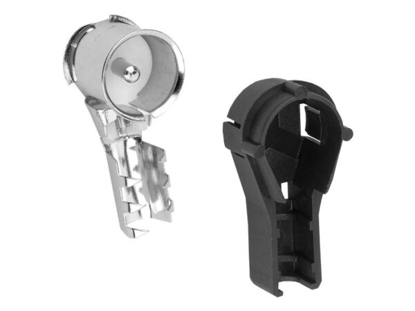 Adaptateur d'antenne de voiture, prise Blaupunkt / prise PL, coudé.