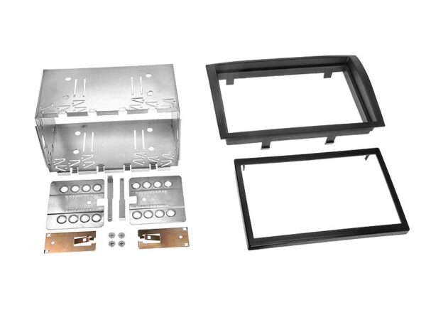 Kit de cadre de montage 2-DIN FIAT DUCATO-CITROEN JUMPER - PEUGEOT BOXER 2006-> NOIR.