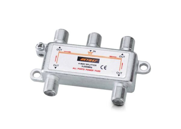 Répartiteur PS SAT HQ 4VOIES 5-2500MHZ.