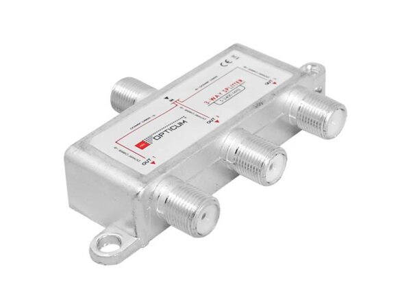 Répartiteur SAT OPTIQUE 3 VOIES 5-2400MHz, PASSAGE DE PUISSANCE.