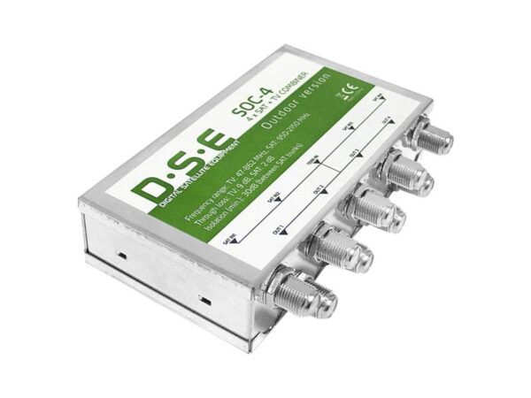 Combinateur RTV/SAT x4 DSE SOC-4, externe.