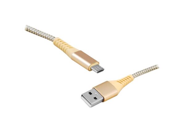 Câble PS USB - microUSB, 1 m, or.