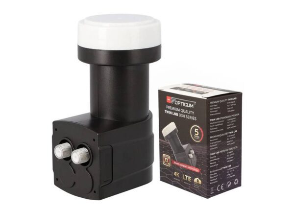 LNB SAT TWIN OPTICUM ROUGE LNB 03H PREMIUM