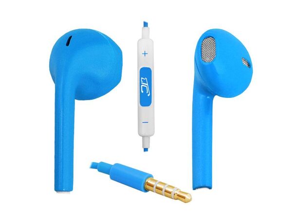 Écouteurs intra-auriculaires PS LTC, bleus