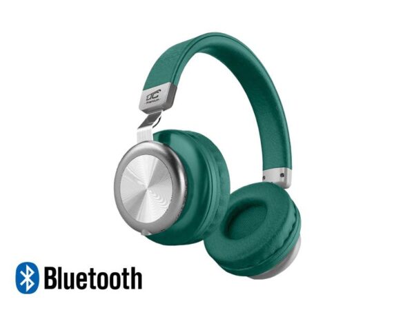 Casque audio supra-auriculaire Bluetooth PS LTC SYMPHONY Premium BT/TF, vert bouteille.