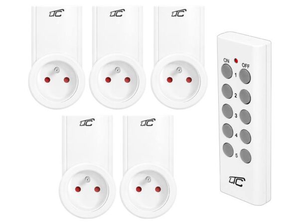 Prise réseau télécommandée x5