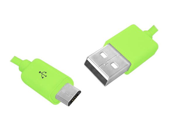 Câble PS USB-micro USB 1,5 m, vert, HQ.