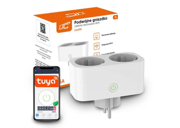 Prise connectée LTC WIFI Smart Tuya double