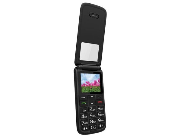Téléphone PS LTC pour seniors MOB30 noir à clapet