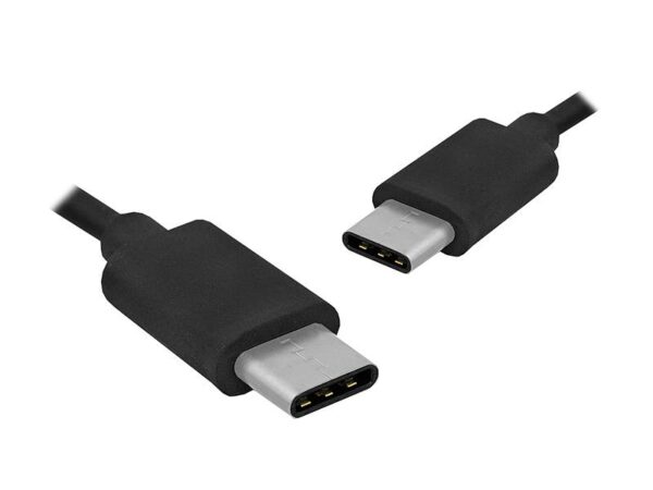 Câble USB 3.1 Type-C - Type-C, 1 m, noir.