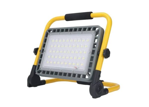 Projecteur de travail en aluminium 100 W 10 000 lm blanc froid 200 LED 2835 avec batterie 30 000 mAh