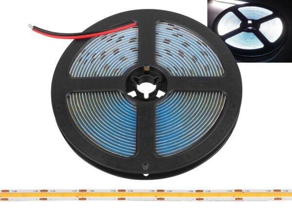 Bande LED COB PS IP20 4000K 1500lm/m 48W 9,6W/m rouleau 5m 12V