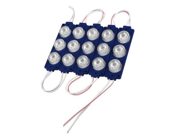 Module LED PS 3 diodes bleues étanche NEUF