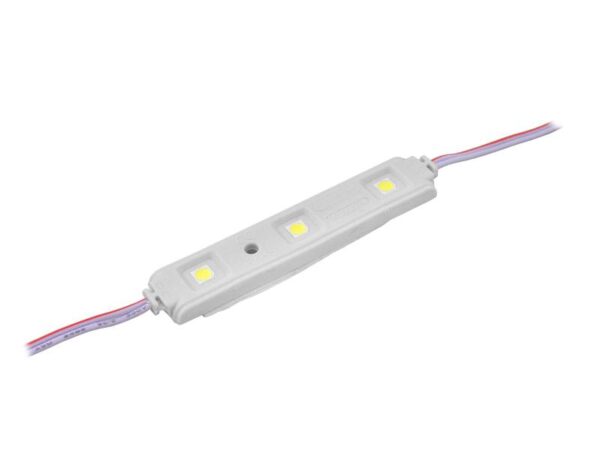 Module PS LED-5050 à 3 diodes, blanc lumière du jour, étanche.