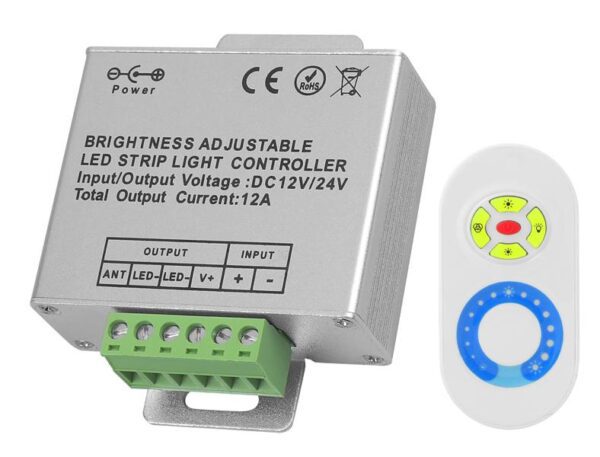 Contrôleur de bande LED PS 10A, télécommande à écran tactile.