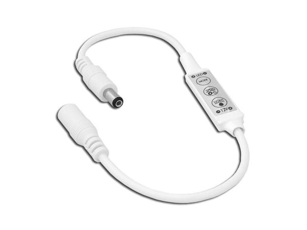 Contrôleur de bande LED, 3 boutons, blanc.