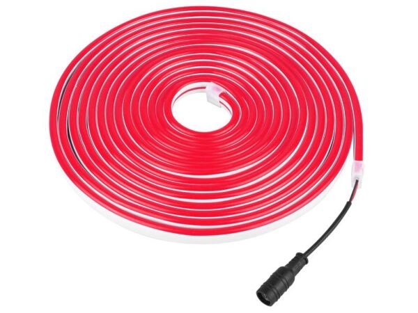 Guirlande de diodes LED NEON FLEX, simple face, 2835, 12 V, 5 m, rose.