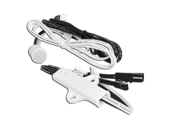 Interrupteur de meuble LED 40W-PIR ON/30 secondes OFF, montage par trou ou vis.