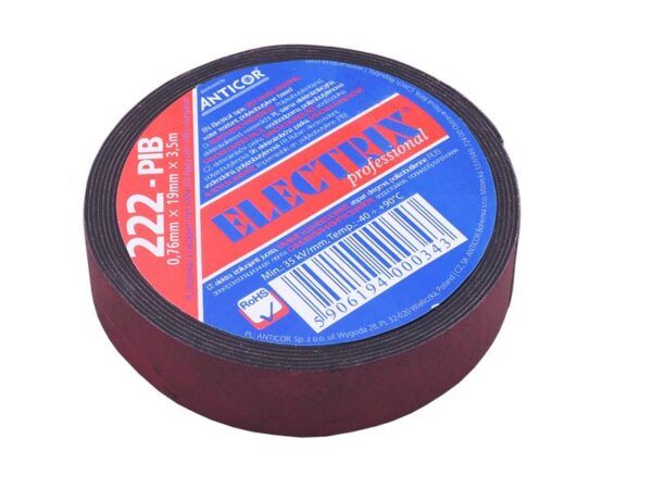 Ruban ELECTRIX 222 19 mm * 3,5 m, auto-vulcanisant.