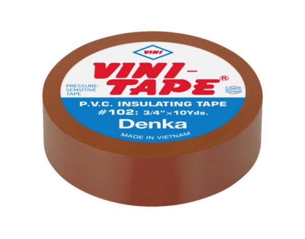 Ruban isolant VINI 0,15 mm x 19 mm x 10 m marron