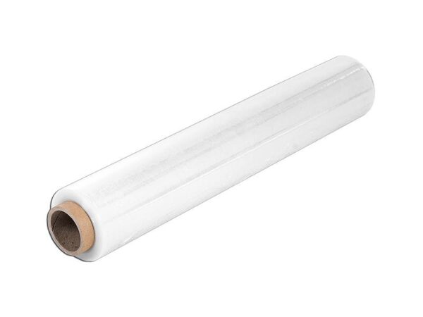 Rouleau de film étirable transparent PS 1,20 kg net 500 mm/23 m.