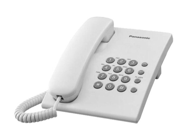 Téléphone PS Panasonic KXTS500 PDW blanc