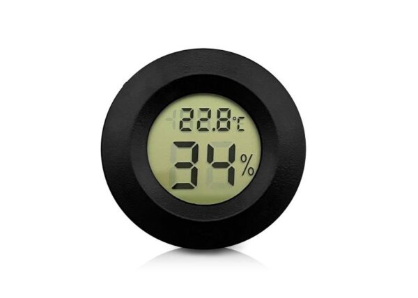 Thermomètre, hygromètre, rond