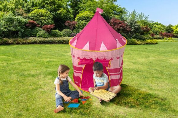 PS Tente enfant FLAMING jardin/chambre rose.