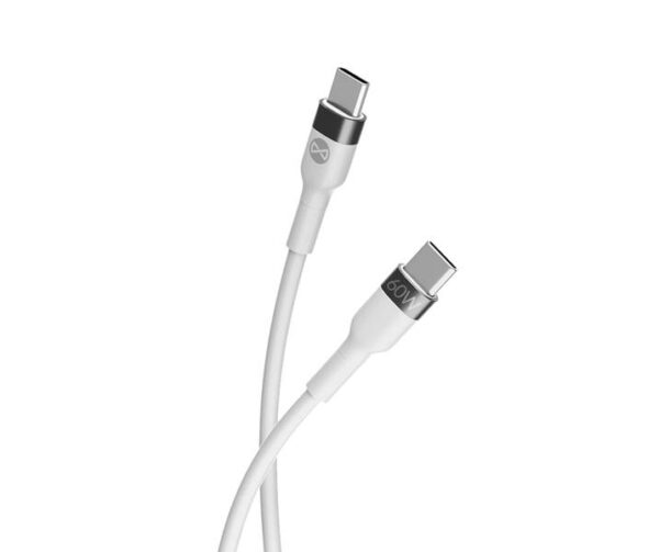 Câble flexible FOREVER USB-C-USB-C 2 m 60 W blanc