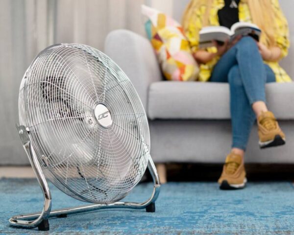 Ventilateur sur pied industriel PS LTC 18'' 120W chromé