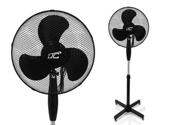 Ventilateur sur pied PS LTC 40W 16" Noir