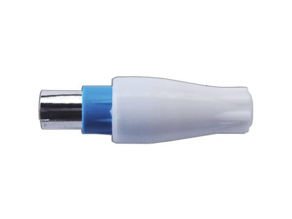 Connecteur d'antenne droit, grand, bleu haute qualité