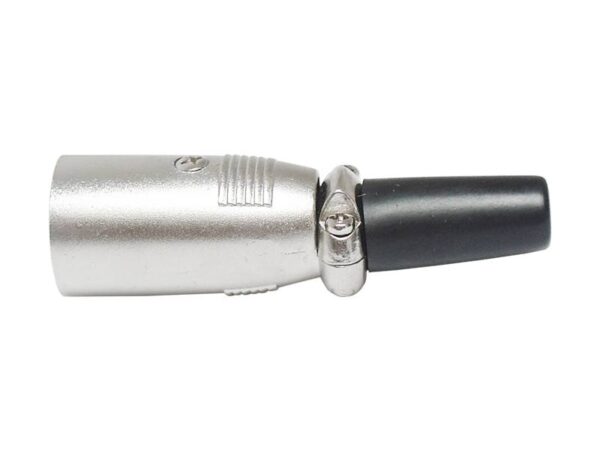 Fiche microphone 3P pour câble métallique