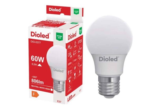 Ampoule LED GLS E27 230V 8,5W/N 4000K 806LM 0377