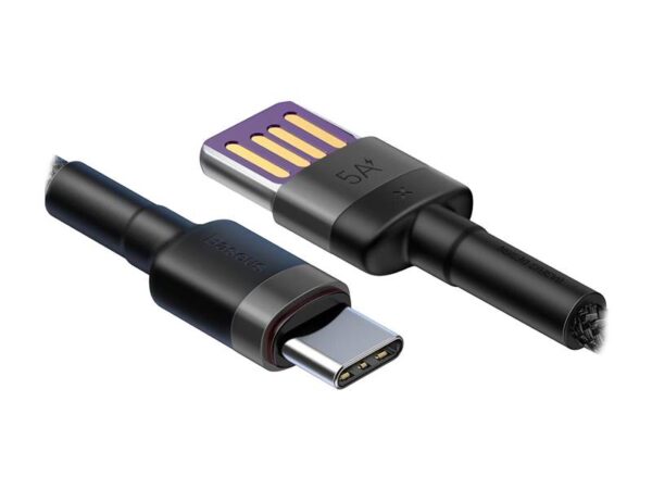 Câble Baseus USB Type-C 1 m 5 A, QuickCharge.