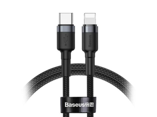 Câble PS Baseus USB Type-C - Lightning pour iPhone, 1 m, 18 W.