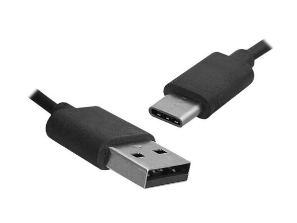 Câble USB PS - USB Type-C 1 m noir HQ.