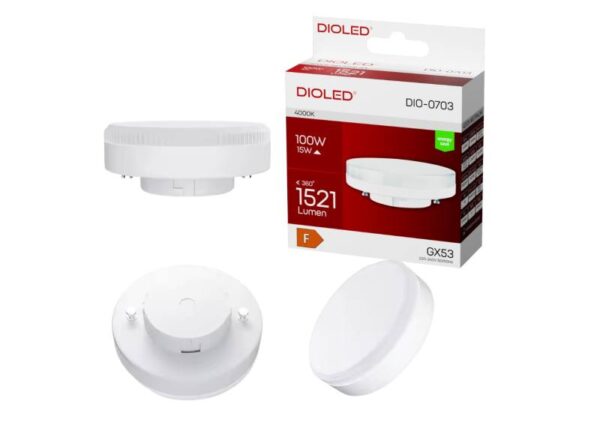 CHALEUR. LED GX53 DIOLED 15W/N 1521LM