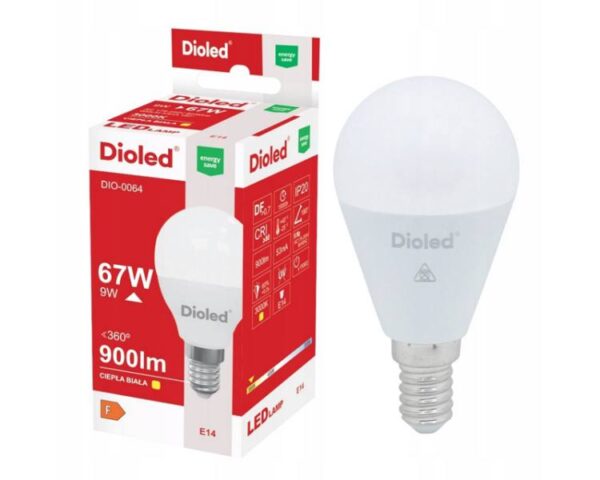 Chauffage. LED SD P45 E14 DIOLED 9W/C 900LM