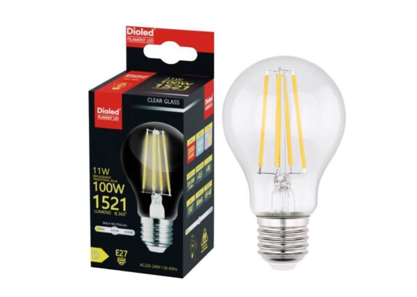Ampoule LED à filament GLS DIOLED E27 11,5 W/m 1500 lm