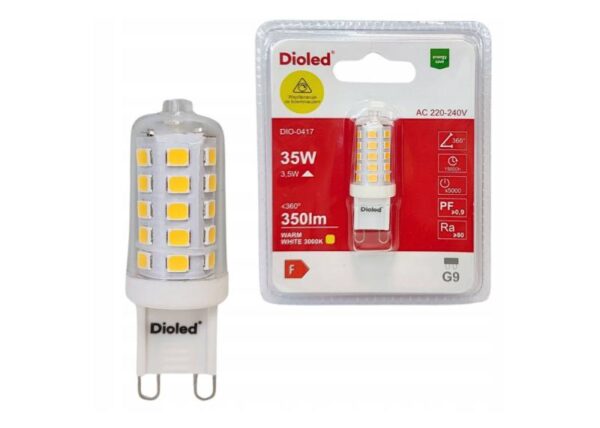 HEAT. LED G9 DIOLED 3,5 W/°C 350 lm DIMM