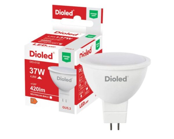 LED MR16 12V DIOLED 4,8W NEUTRE B. 420LM
