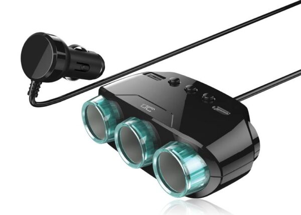 Adaptateur allume-cigare 12-24 V QC3.0+PD