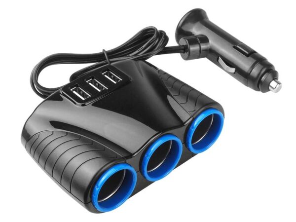 Adaptateur allume-cigare 12-24 V USB 3,1 A