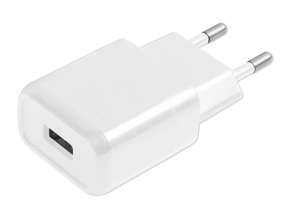 Chargeur mural USB LTC 5V/1A, blanc, en boîte.