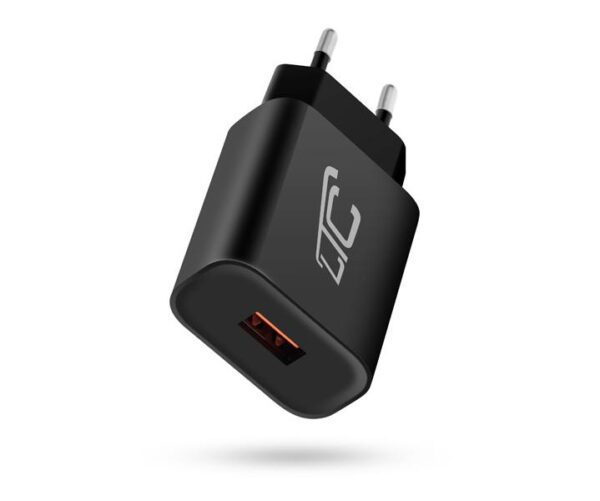 Chargeur mural USB 3A LTC QC 3.0 noir