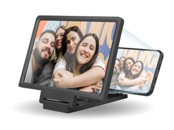 Support avec loupe pour téléphone/tablette de 7 pouces.