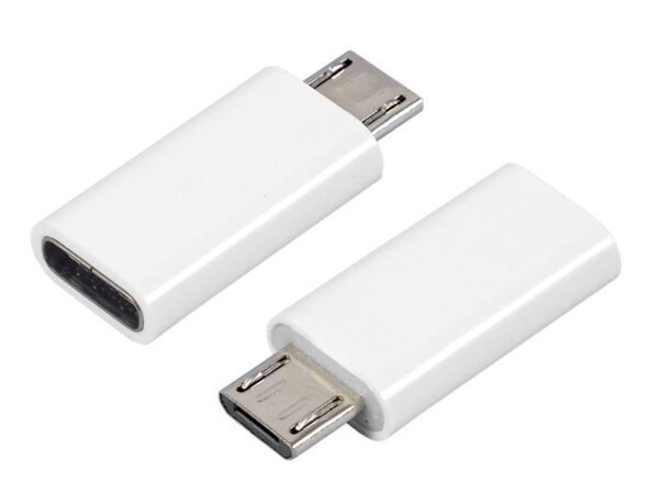 Adaptateur PS avec prise microUSB - Prise USB Type-C HQ.