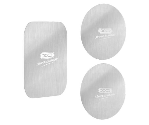 Lot de 3 plaques adhésives XO pour support magnétique