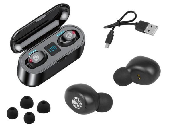 Écouteurs sans fil + batterie externe